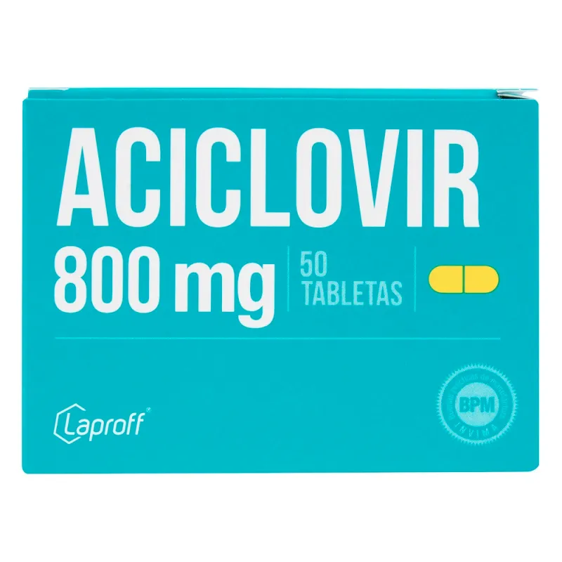 ACICLOVIR 800 MG 50 TAB - LAPROFF