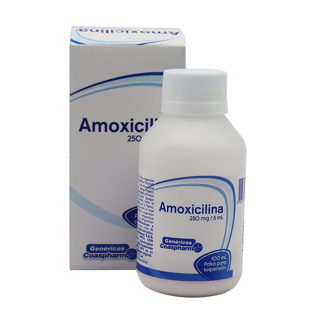 AMOXICILINA SUSP 250 mg/5 ml 2005M X FCOX60 ML - COASPHA-GE