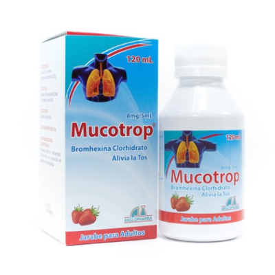 MUCOTROP ADULTO - BROMEXINA X 120 ML JBE - ANGLOPHARMA