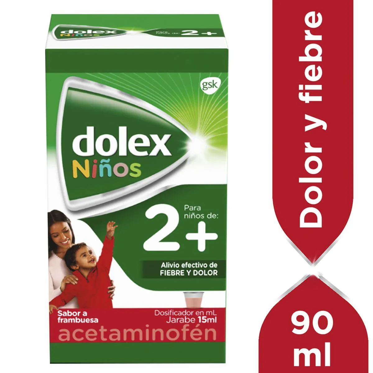 DOLEX JARABE 2+ NIÑOS 90 ML