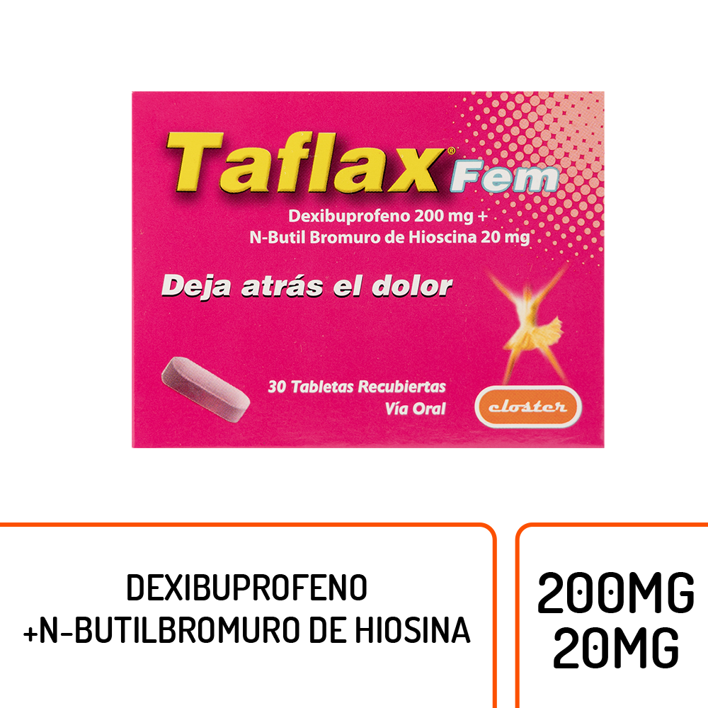 TAFLAX FEM 200 MG 30 CAPSULAS