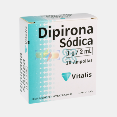 DIPIRONA 1 GR/2 ML AMPOLLAS - VITALIS