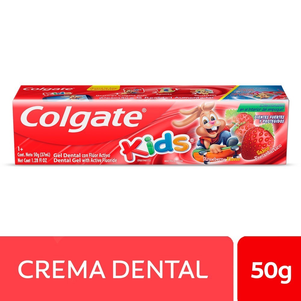 [CREMA DENTAL] GEL DENTAL COLGATE KIDS SABOR FRESA X 50 GR