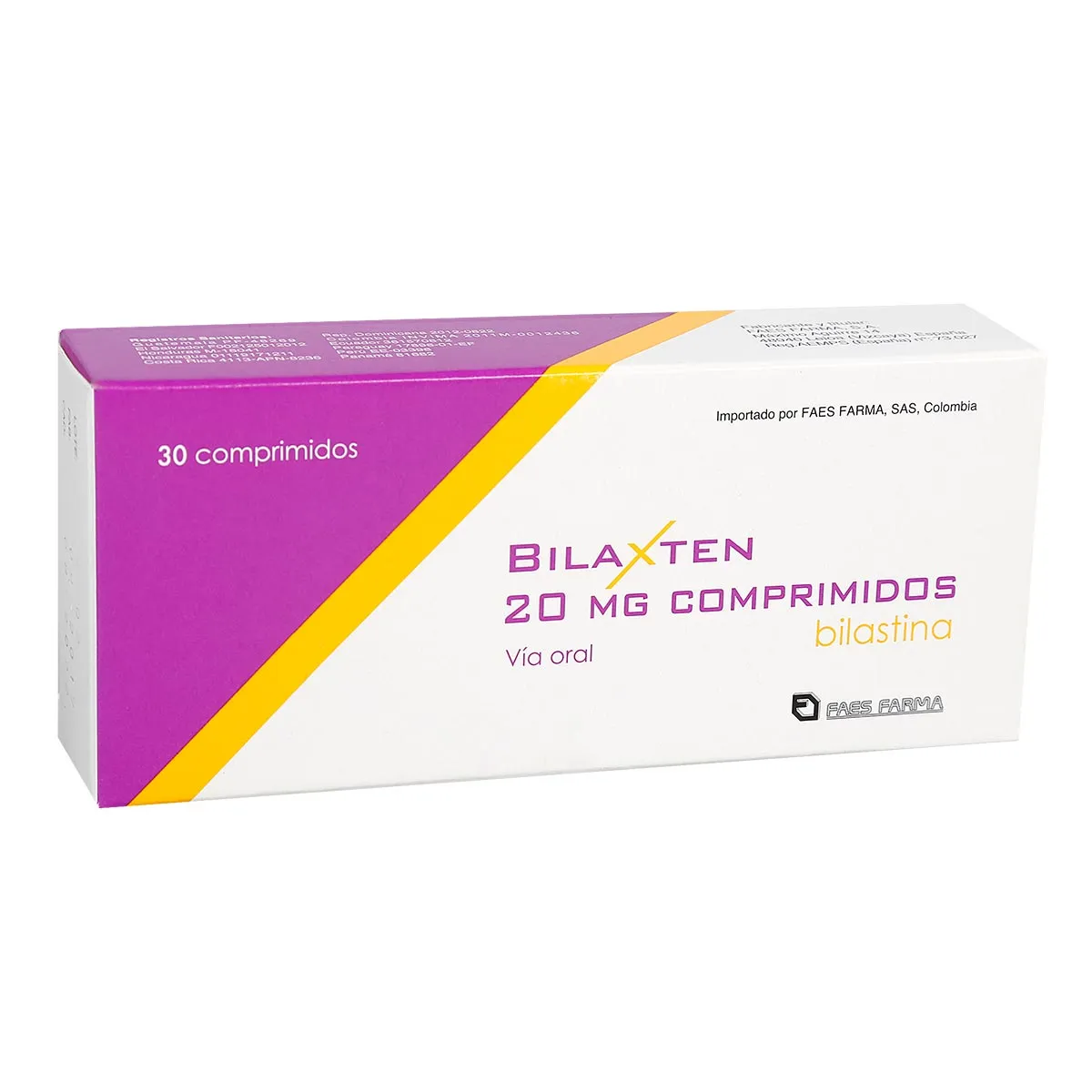 BILAXTEN 20 MG - FAES FARMA
