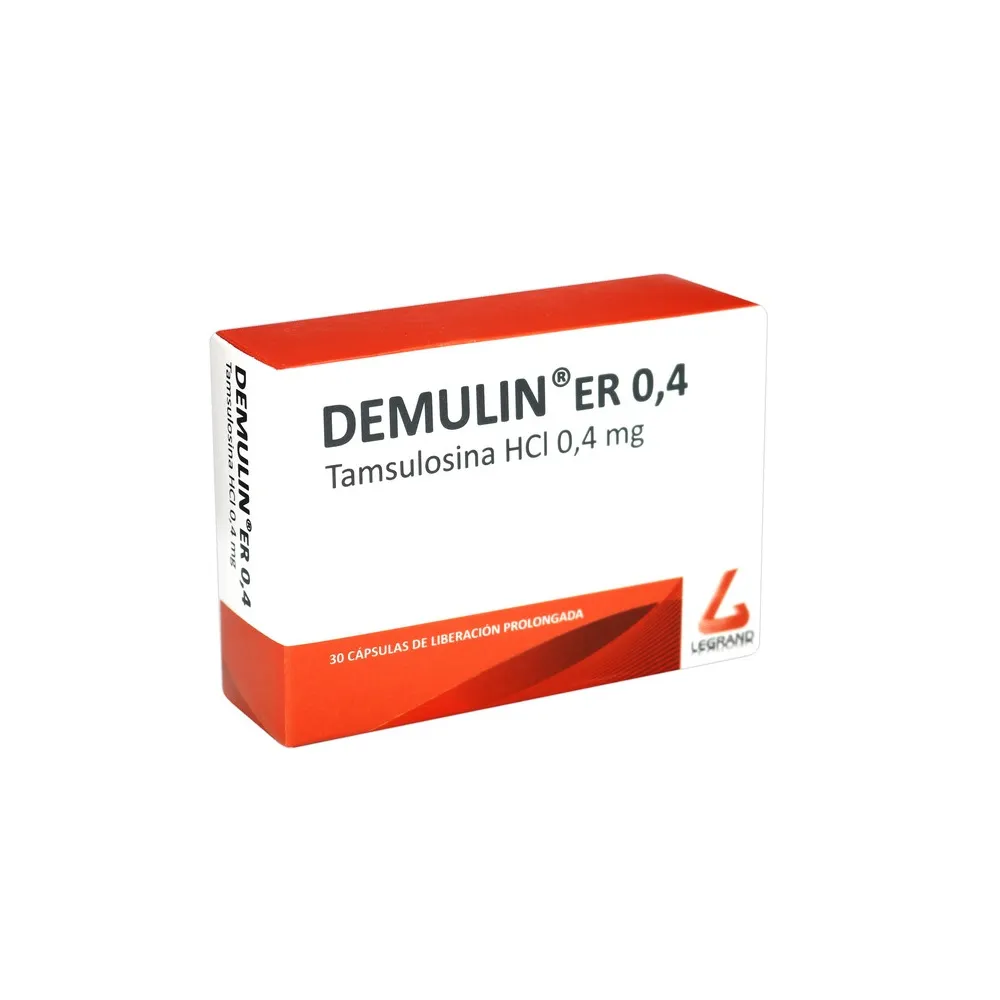 DEMULIN ER 0.4 MG TAMSULOSINA HCI