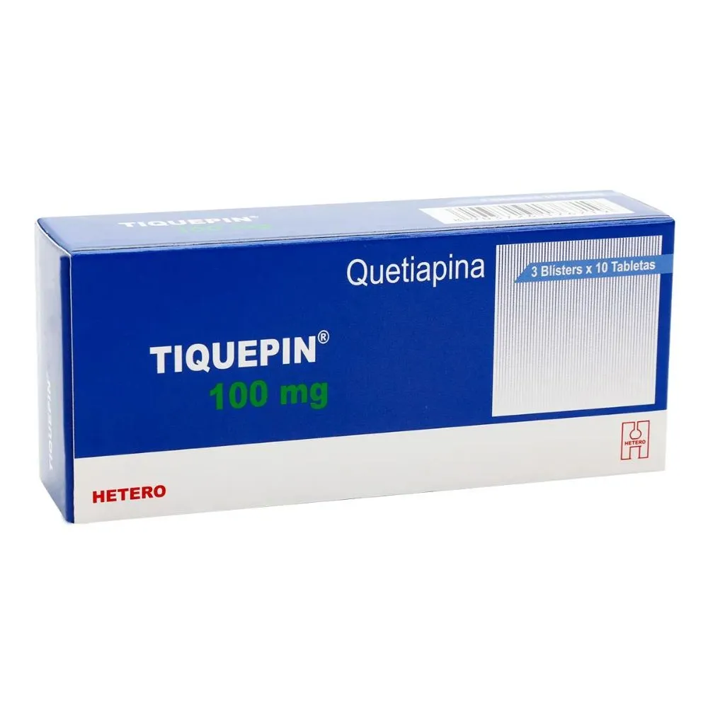 TIQUEPIN QUETIAPINA 100MG - SEVEN PHARMA