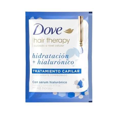 DOVE TRATAMIENTO CAPILAR HIDRATACION + HIALURONICO 22 ML SOBRE