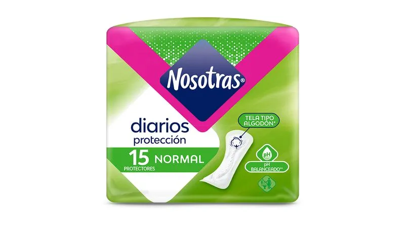 PROTECTORES NOSOTRAS DIARIOS NORMAL X 15 UNI