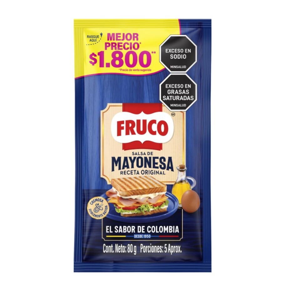 MAYONESA FRUCO 80G