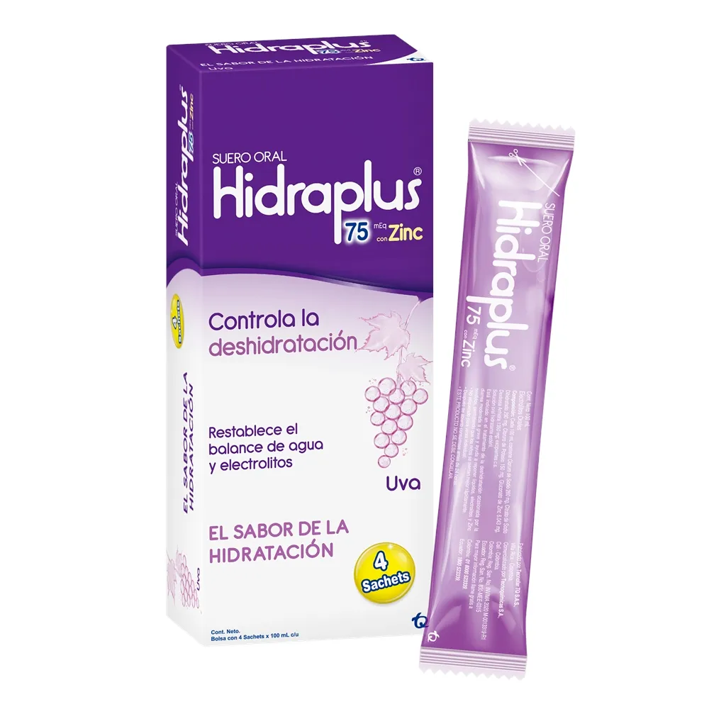 HIDRAPLUS 75 ZINC UVA BOLI 100ML