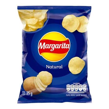 PAPAS MARGARITA NATURAL 25GR