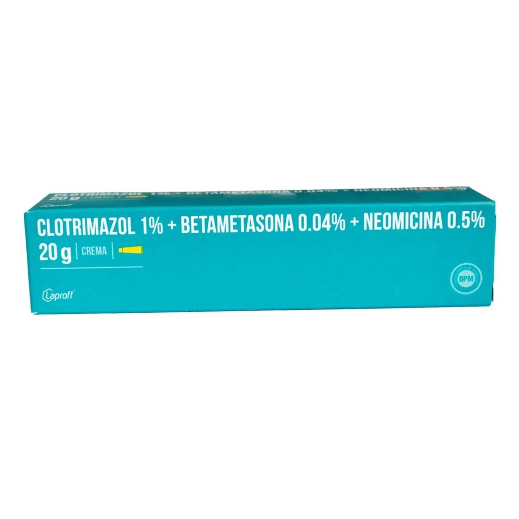 CLOTRIMAZOL 1%+ BETAMETASONA 0.04%+ NEOMICINA 0.5%