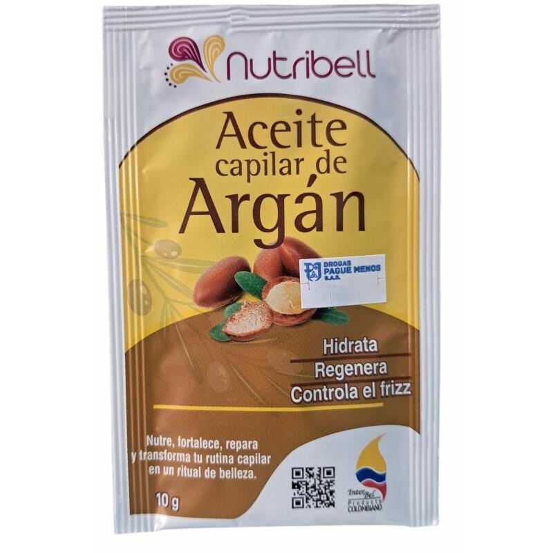 ACEITE CAPILAR DE ARGAN 10G - NUTRIBELL