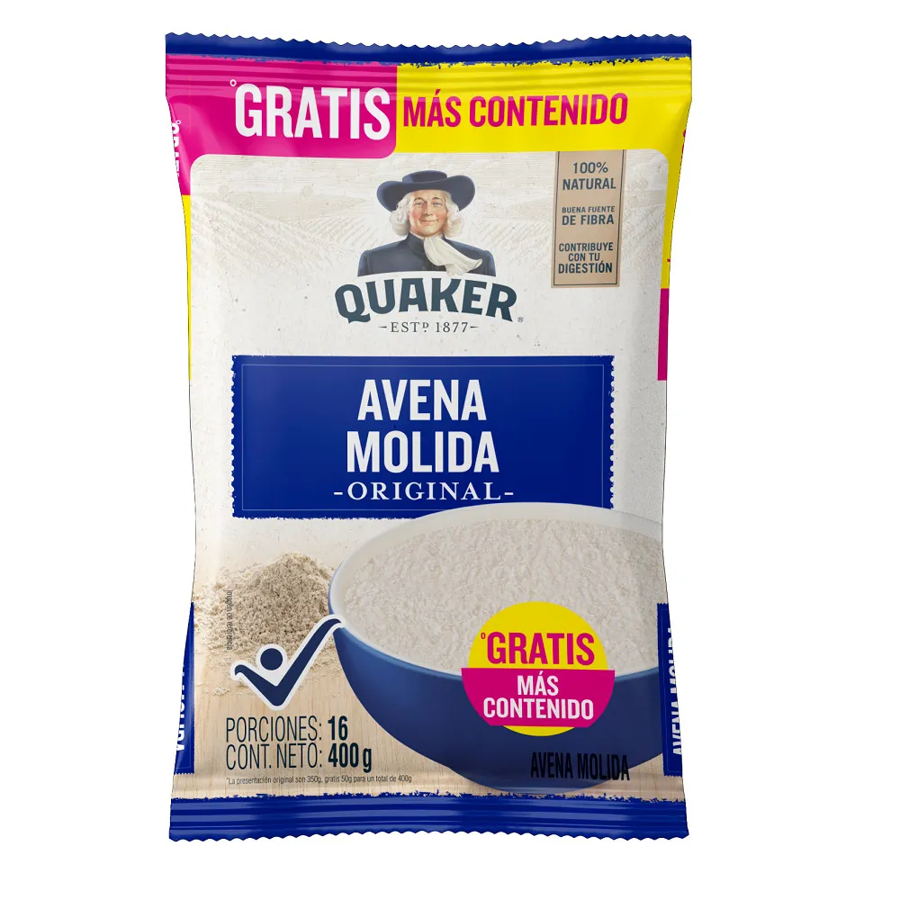 AVENA MOLIDA QUAKER 115GR