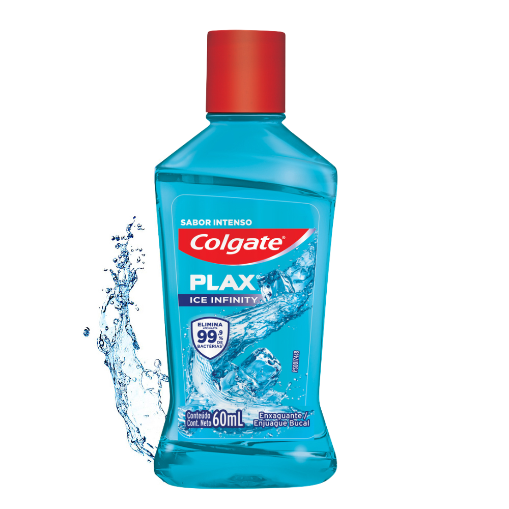 ENJUAGUE COLGATE PLAX ICE INFINITY 60 ML