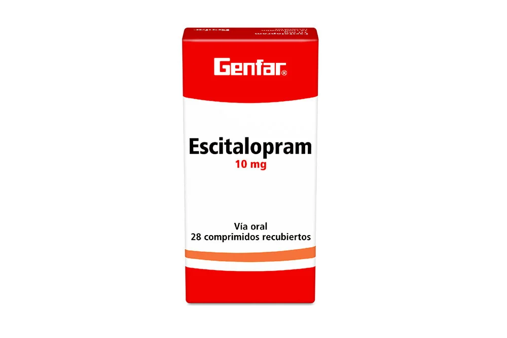 ESCITALOPRAM 10 MG 28 TABLETAS