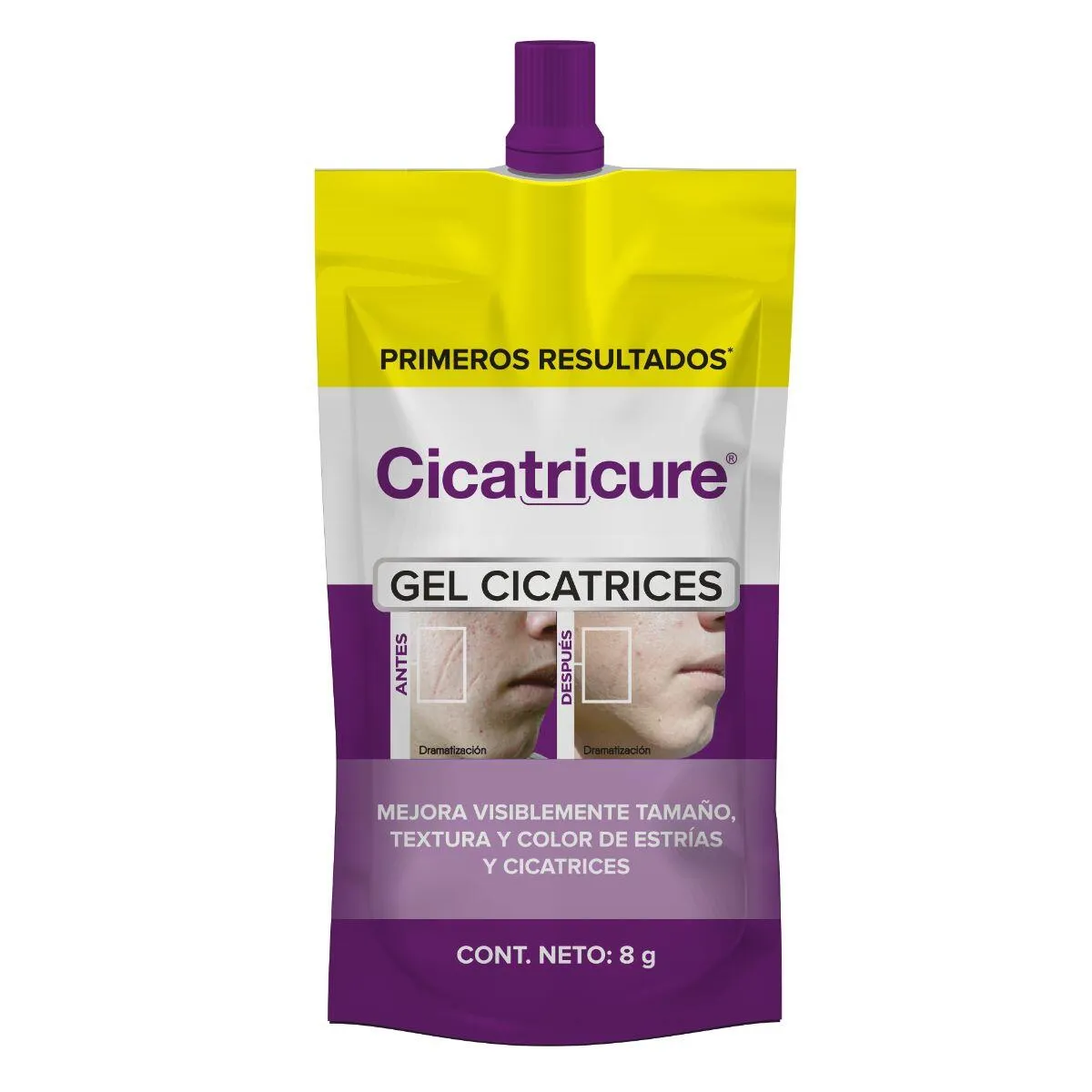GEL CICATRICURE 12 SACHETS 8 GR
