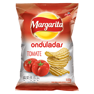 PAPAS MARGARITA ONDULADAS TOMATE 35G