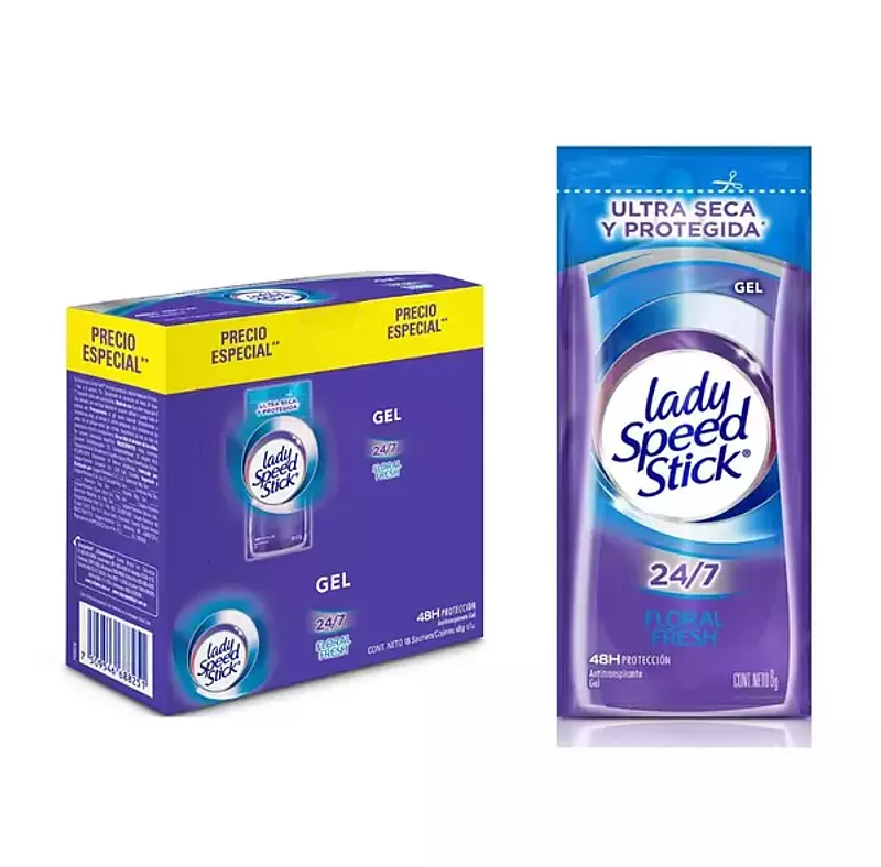 DTE LADY SPEED STICK FLORAL FRESH GEL X 8GR