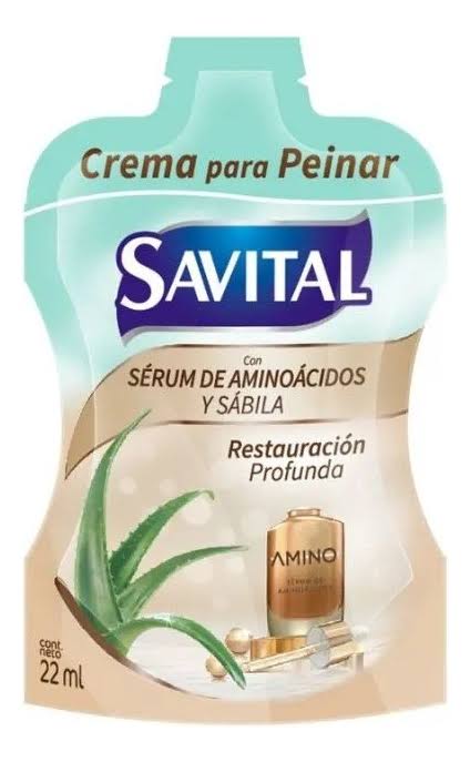 SAVITAL CREMA PARA PEINAR SERUM AMINOACIDOS Y SABILA