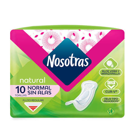 TOA.NOSOTRAS NORMAL NATURAL 10 UDS