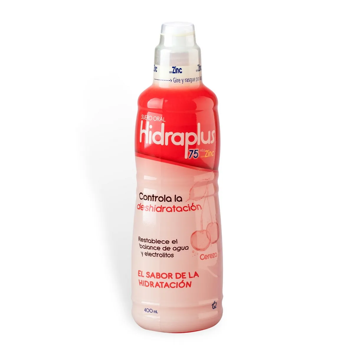 SUE HIDRAPLUS 75 + ZINC CEREZA X 400 ML