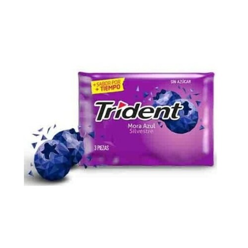 TRIDENT MORA AZUL X 24 UNI
