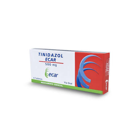 TINIDAZOL 500MG X 8 TAB - ECAR