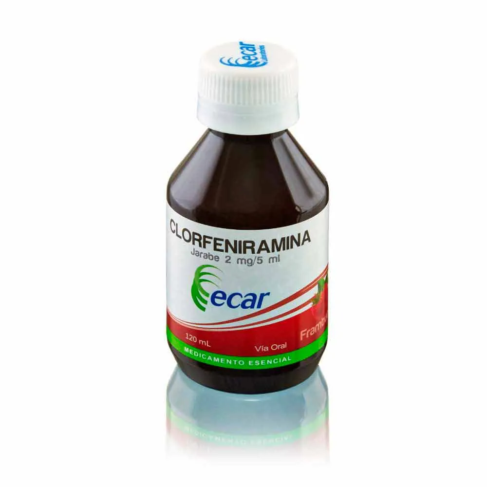 CLORFENIRAMINA JARABE 2 MG / 5 ML X 120 ML