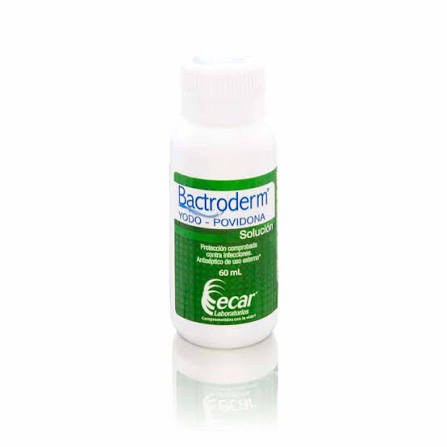 YODO-POVIDONA BACTRODERM SOLUCION X 60 ML
