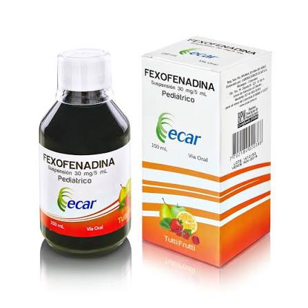 FEXOFENADINA 30Mg/5ML JARABE 150 ML ECA