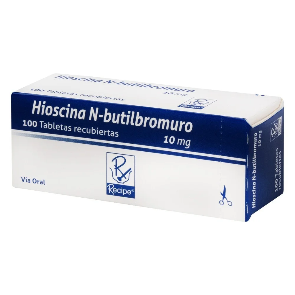 HIOSCINA N-BUTILBROMURO 10 MG TAB - RECIPE