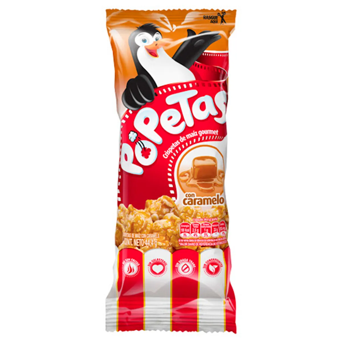 POPETAS CON CARAMELO X 44 GR