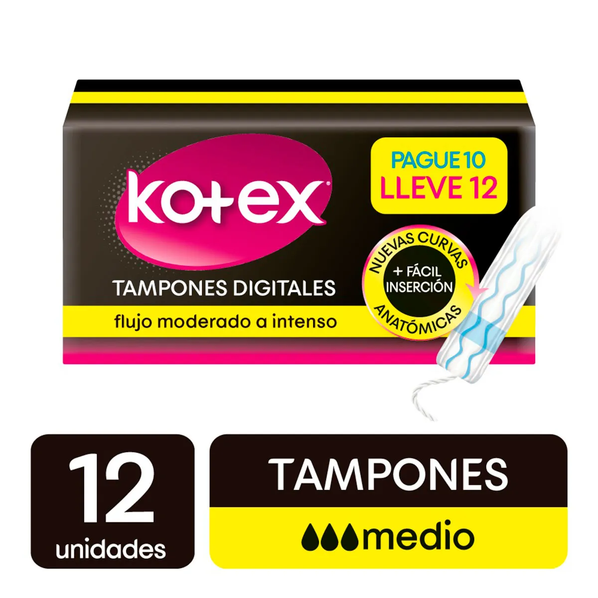 TAMPON DIGITAL KOTEX MEDIO - KIMBERLY