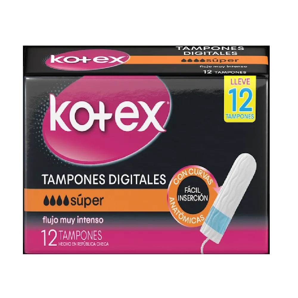 TAMPON DIGITAL KOTEX SUPER - KIMBERLY