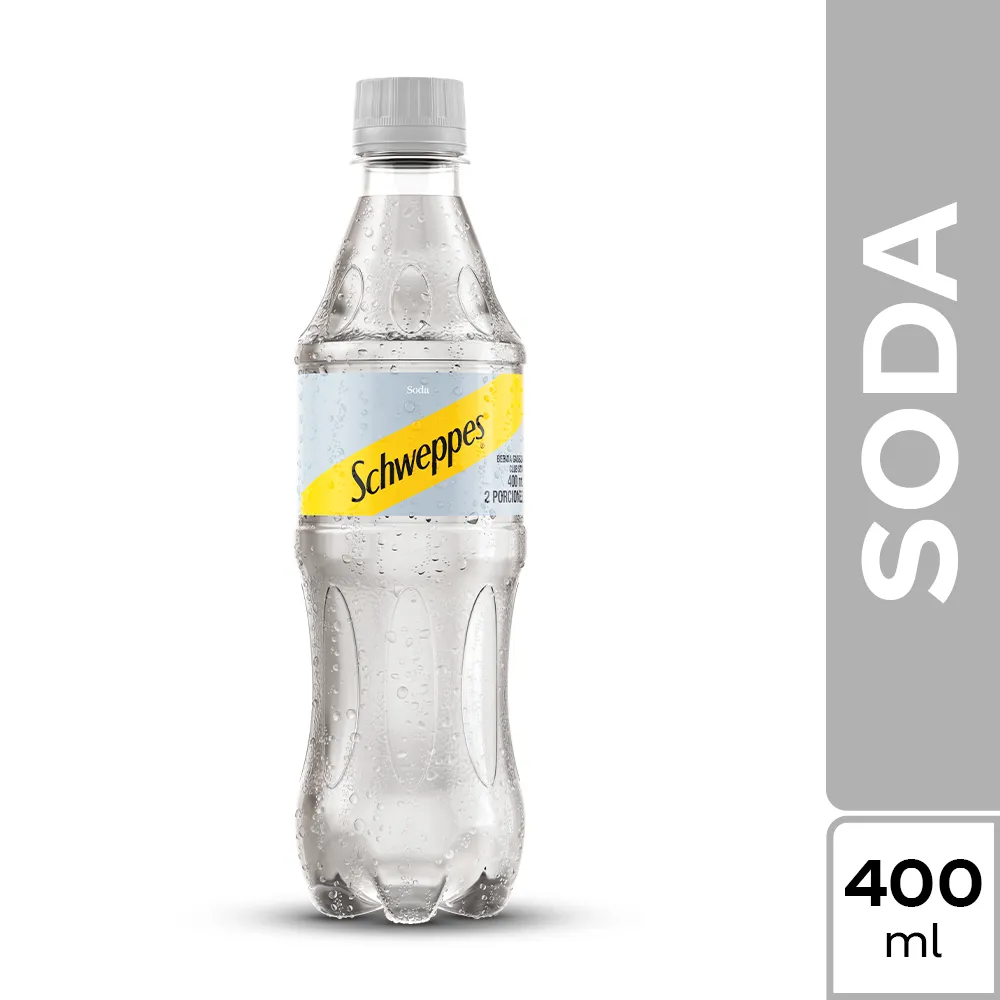 SCHWEPPES SODA 400ML PET