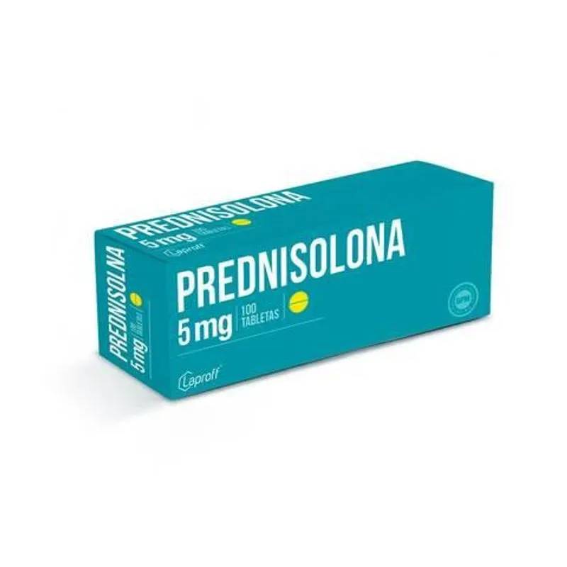 [PREDNISOLONA] PREDNISOLONA 5 MG 100 TABLETAS LP