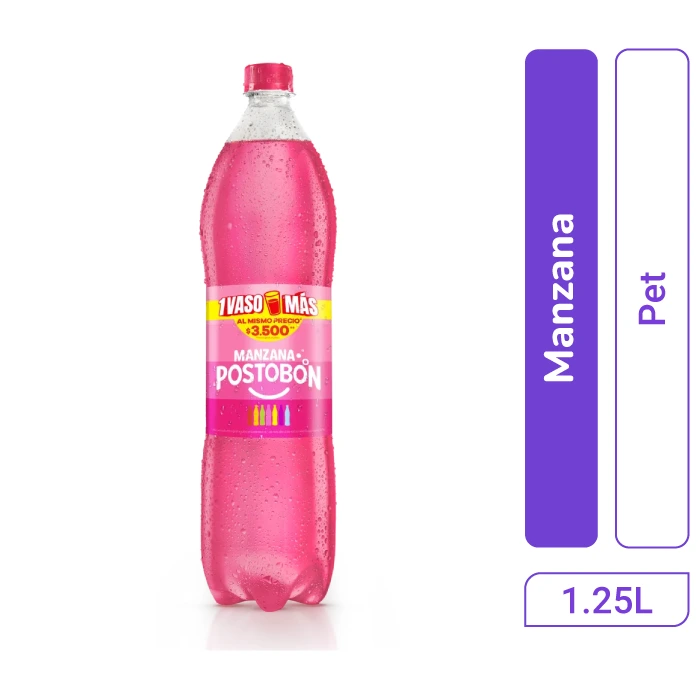 POSTOBON MANZANA 1.25L