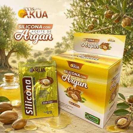 SILICONA CON ACEITE DE ARGAN 10GR - COS AKUA