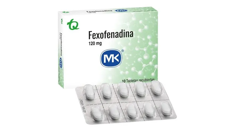 FEXOFENADINA 120 MG 10 TBS MK