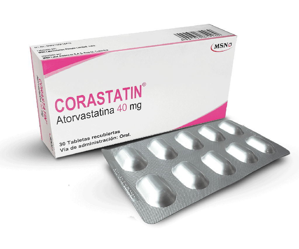 CORASTATIN 40 MG 30 TBS