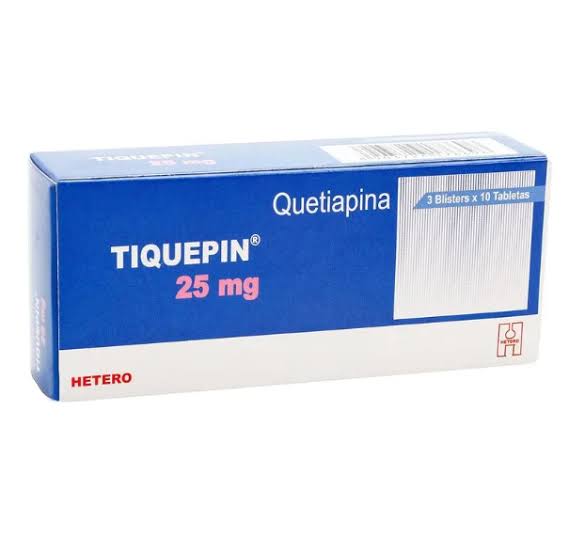 TIQUEPIN 25 MG 30 TABS