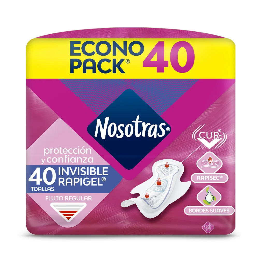 NOSOTROS INVISIBLE RAPIGEN 40 TOALLAS