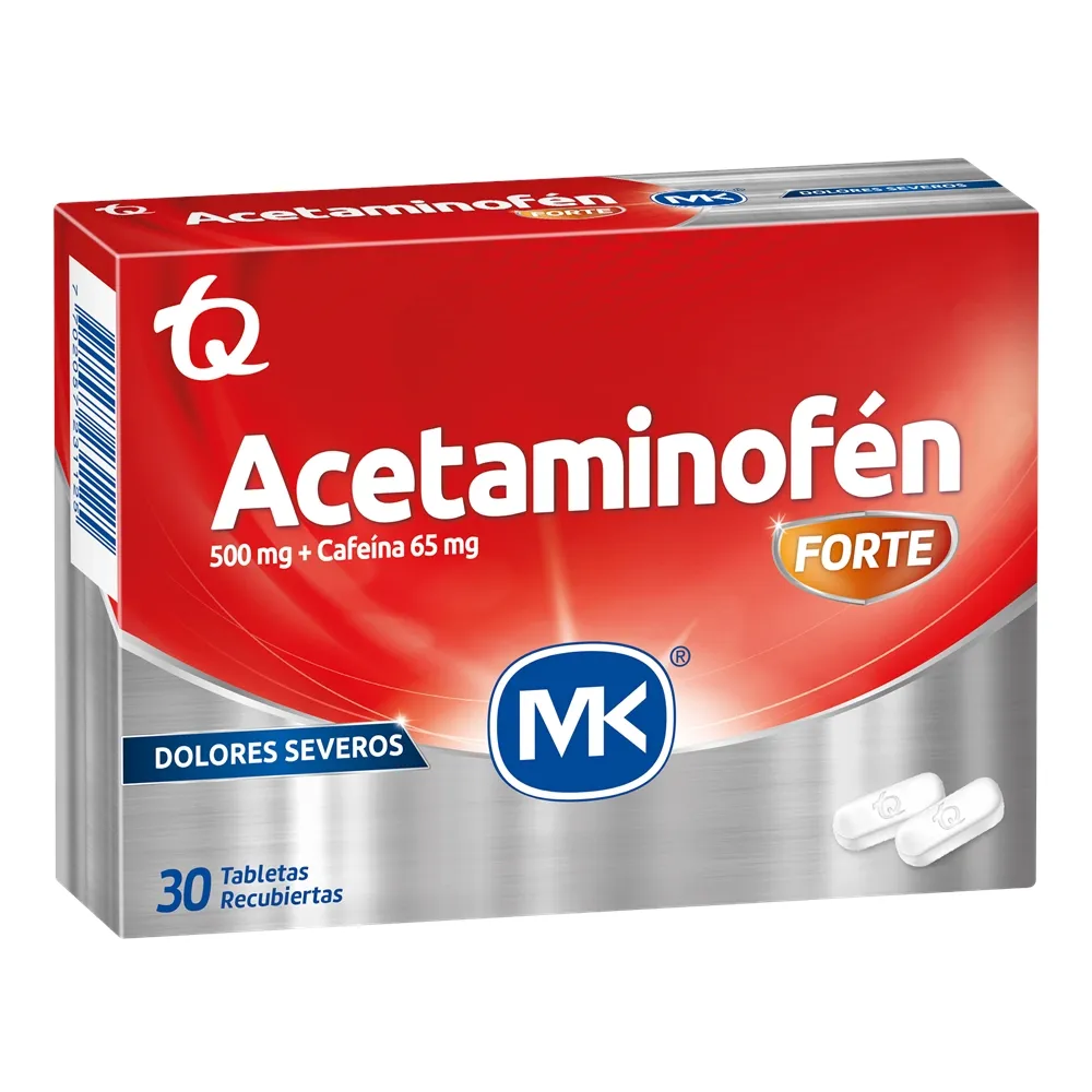 ACETAMINOFEN FOR + CAFEINA 30TBS - MK
