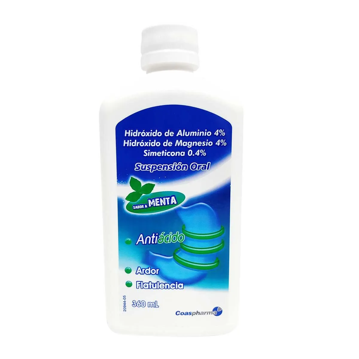HIDROXIDO ALUMINIO-MAGNESIO SUSPENSION X 360 ML