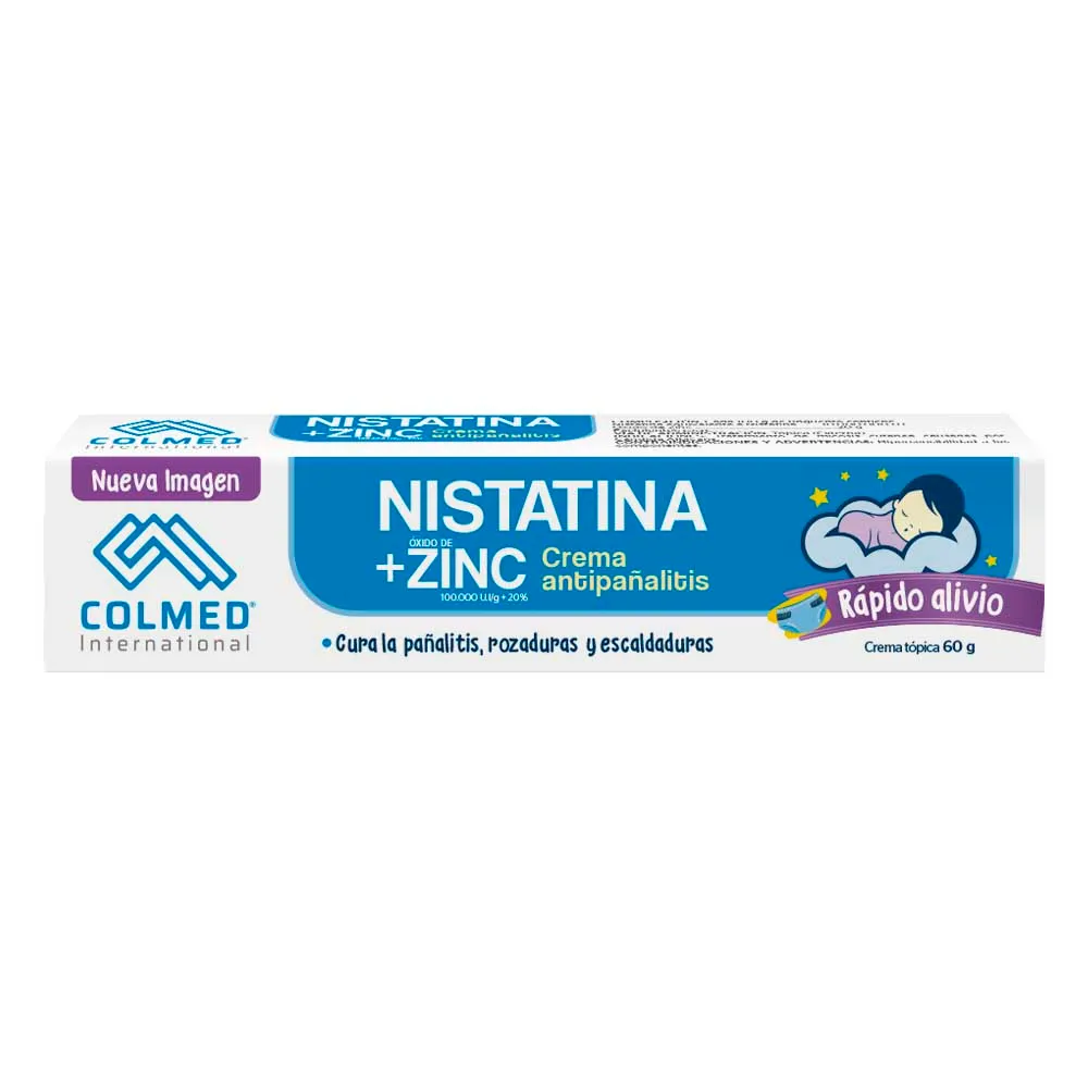 NISTATINA+OXIDO DE ZINC 60 GR PC