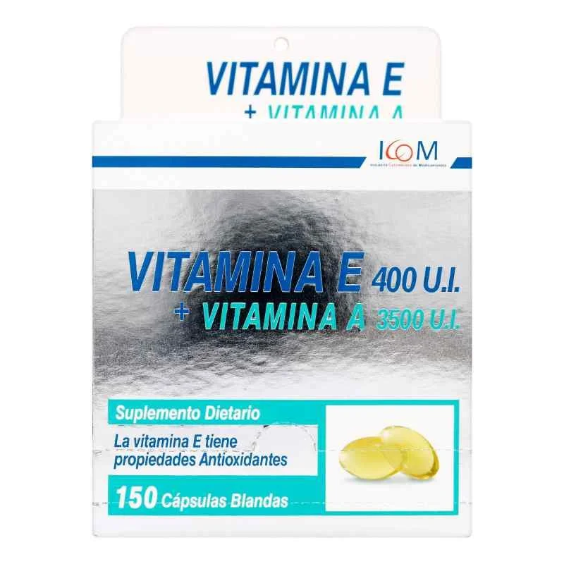 VITAMINA E 400UI + A 3500UI 150CAPS