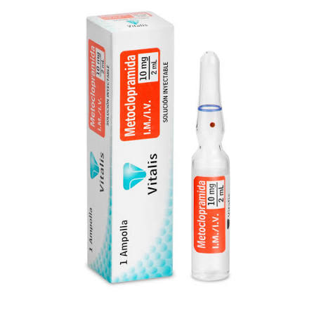 METOCLOPRAMIDA 10 MG/2 ML 1 AMPOLLA - VITALIS