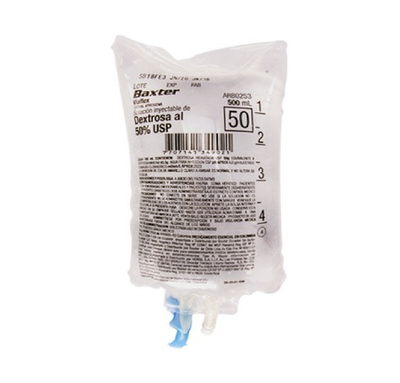 DEXTROSA 5% AGUA DESTILADA X 500 ML - FRESSENIUS