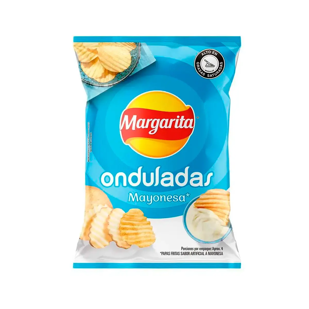 PAPAS MARGARITA ONDULADAS MAYONESA 35G